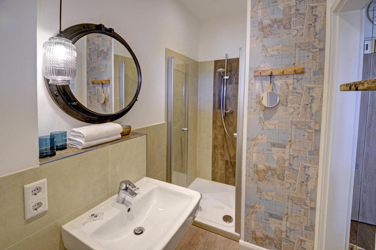 Fewo1846 Intermar - Marina Del Rey - Elegantes Studioapartment Mit Meerblick Und Eigenem Strandkorb Glücksburg المظهر الخارجي الصورة