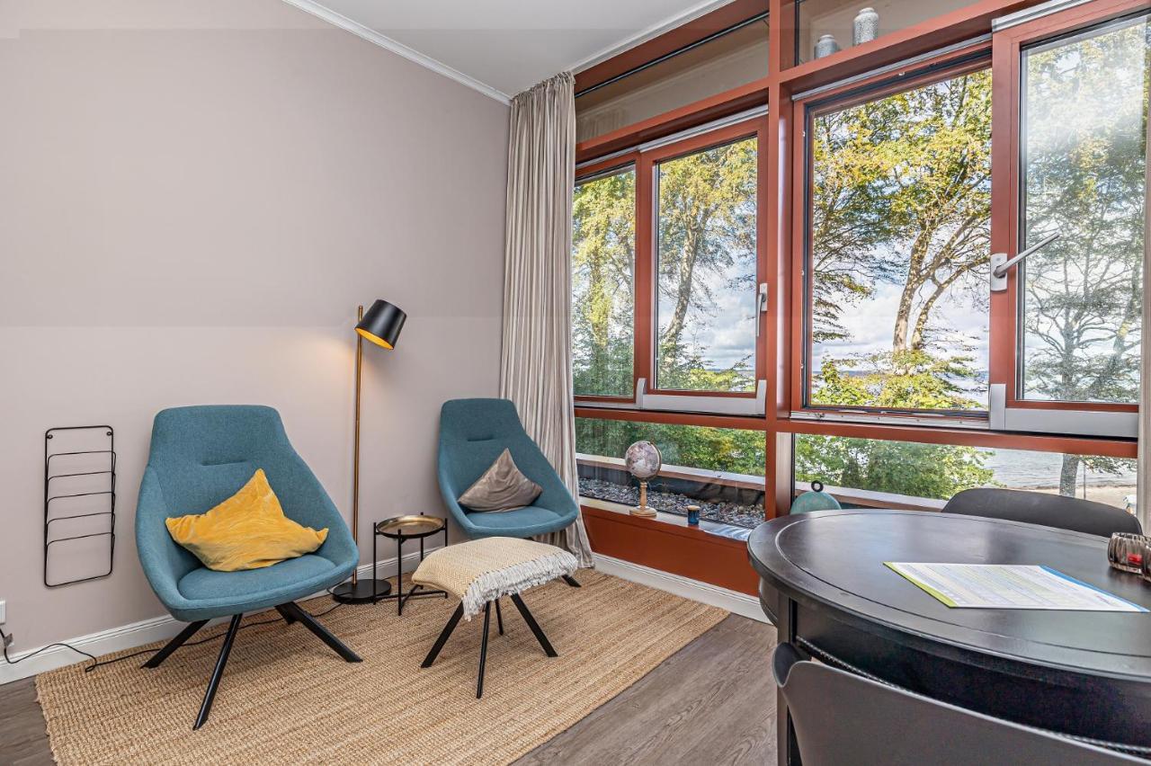Fewo1846 Intermar - Marina Del Rey - Elegantes Studioapartment Mit Meerblick Und Eigenem Strandkorb Glücksburg المظهر الخارجي الصورة